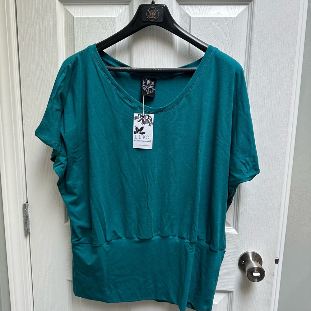 Teal Lilikoi Harlow Top 1X